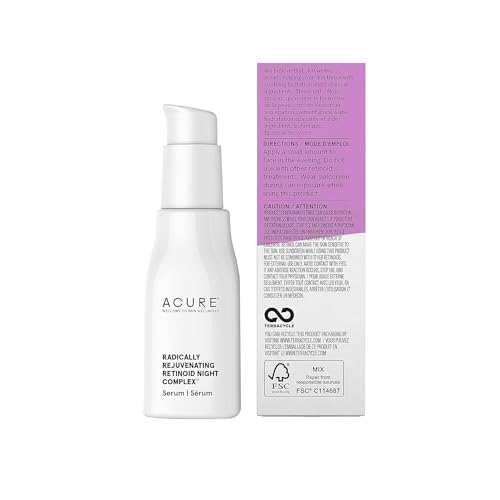 Acure Radically Rejuvenating Retinoid Moisturizer - Fights Wrinkles, Hydrates Skin - 1.7 fl oz