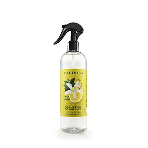 Caldrea Linen & Room Spray - Signature Sea Salt Neroli Scent with Essential Oils - 16 Fl Oz