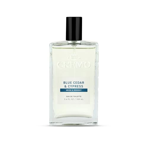 Cremo Cologne for Men - Rich Woodsy Aroma, Long-Lasting Scent, TSA Compliant - 3.4 Fl Oz