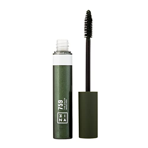 3INA The Color Mascara - Bold Dark Green, Clump-Free Volume, Vegan & Cruelty-Free - 0.47 Fl. Oz