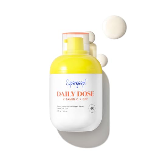 Supergoop! Daily Dose Vitamin C Sunscreen - Brightens Skin & Prevents Dark Spots - 1 fl oz