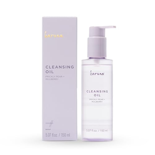 Karuna Cleansing Oil - Removes Waterproof Makeup, Nourishes Skin with Prickly Pear - 150ml