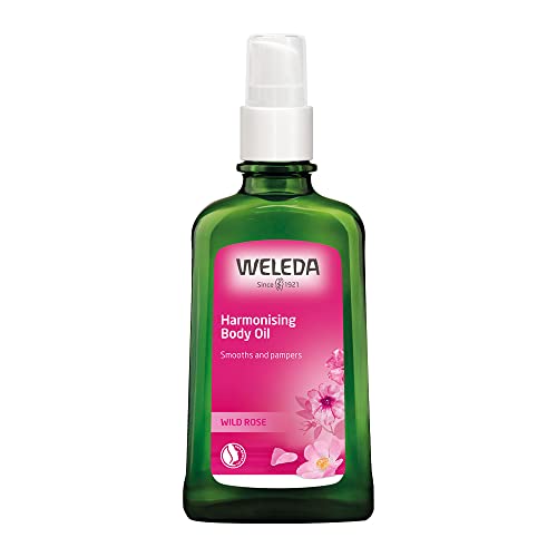 Weleda Wild Rose Body Oil - Luxurious Moisture, Plant-Rich Ingredients - 3.4 Fl Oz