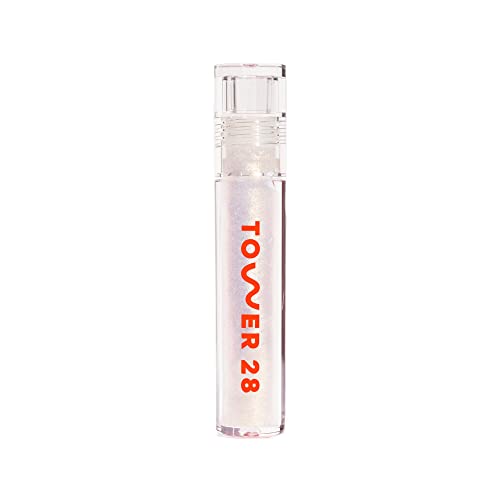 Tower 28 ShineOn Lip Jelly - Non-Sticky, Moisturizing with Apricot & Raspberry Seed Oil - 0.24oz