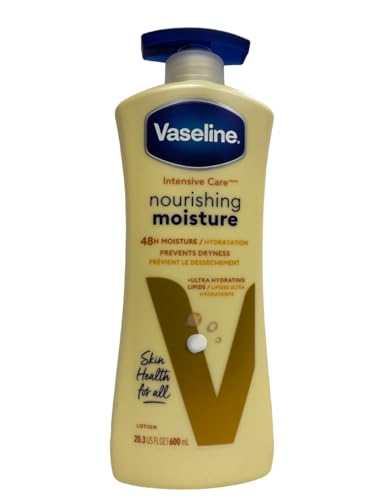 Vaseline Intensive Care Body Lotion - Heals Dry Skin, Dermatologist Recommended - 20.3oz Pump