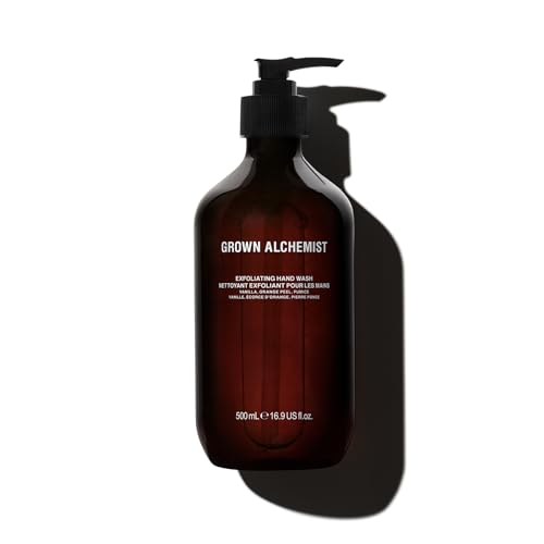 Grown Alchemist Hand Soap - Exfoliating Cleanser with Vanilla & Orange Peel - 16.9oz