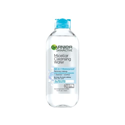 Garnier Micellar Water - Removes Waterproof Makeup, Hydrating & Vegan - 13.5 Fl Oz