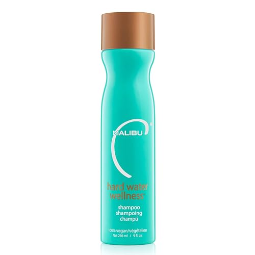 Malibu C Hard Water Wellness Shampoo - Hydrating, Vegan Formula with Provitamin B5 - 9oz