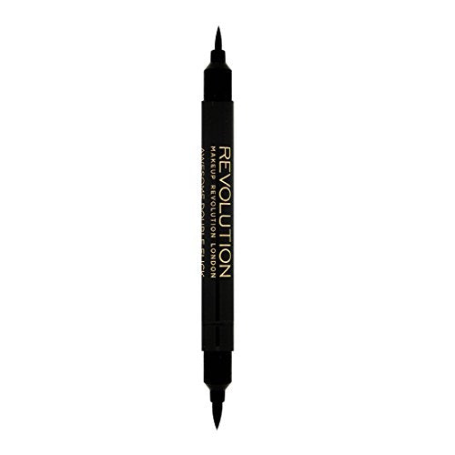 Revolution Thick & Thin Dual Liquid Eyeliner - High Precision, Vegan, Cruelty-Free - 5g