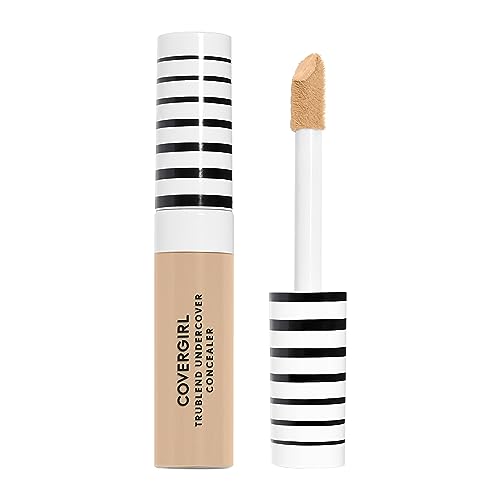 COVERGIRL TruBlend Undercover Concealer - Full Coverage, Lightweight, Vegan - Light Nude, 0.33 Fl Oz