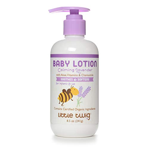 Little Twig Baby Lotion - Calming Lavender Formula, Organic Ingredients, 8.5 fl oz