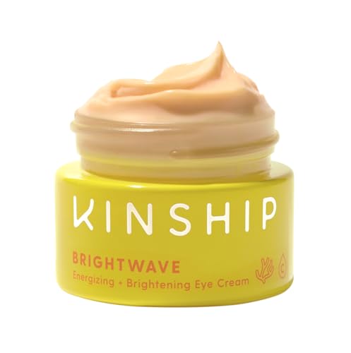 Kinship Brightwave Vitamin C Eye Cream - Brightens, Reduces Puffiness & Dark Circles - 0.5 Oz