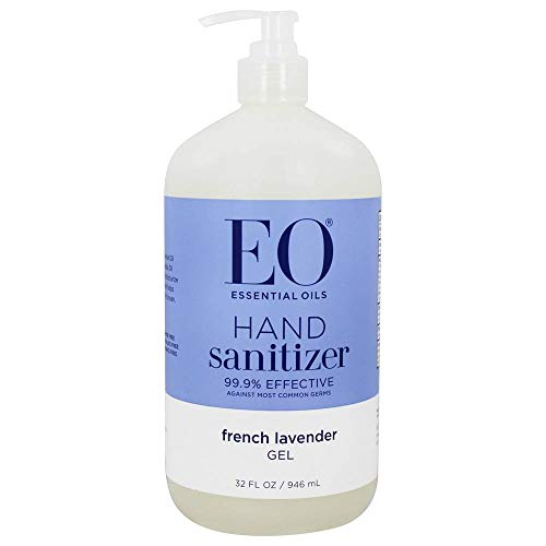 EO Lavender Hand Sanitizer - Organic, Non-GMO, Cruelty-Free - 32 fl oz Gel