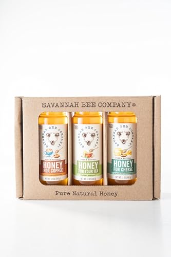 Savannah Bee Everyday Honey Gift Set - Sweeten Tea, Grill & Cheese - 100% Pure, 12oz
