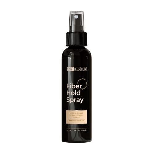 Hair Illusion Fiber Hold Spray - Long-Lasting Hold for Hair Fibers, 4 oz.