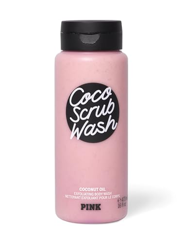 Victoria's Secret Pink Coco Body Scrub - Nourishing Coconut Oil, 75% Recycled Bottle - 10oz