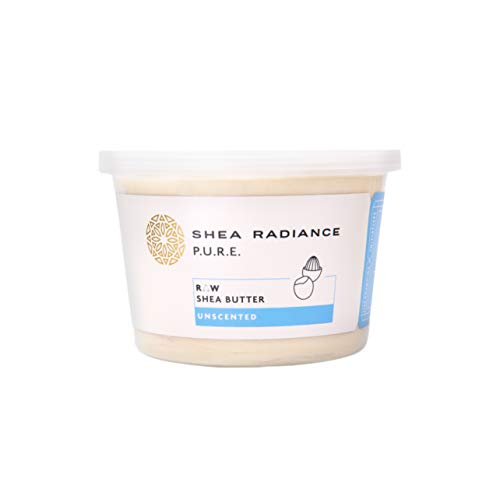 Shea Radiance Raw Shea Butter - Soothes & Softens, 100% Natural, Long Lasting Moisture - 14oz