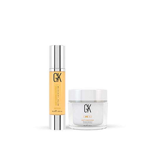 GK HAIR Argan Oil Hair Serum - Frizz Control & Hair Repair, Nourishing Formula - 50ml