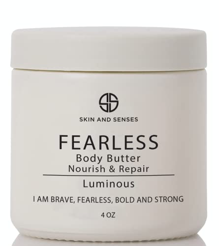 Fearless Nourish & Repair Body Butter - Deeply Moisturizes, Vegan & Non-GMO - 4oz, Luminous Scent