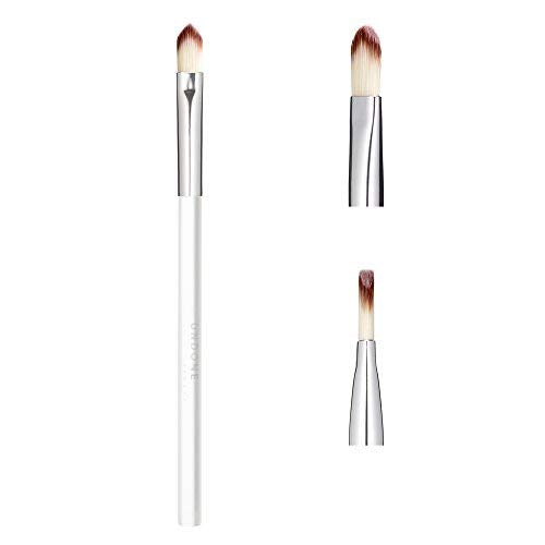 Undone Beauty Precision Angled Lip Brush - Soft Vegan Bristles for Cream & Powder Use