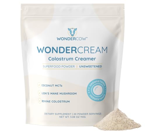 WonderCow Superfood Creamer - Supports Gut & Brain Health, Organic Ingredients - 12oz