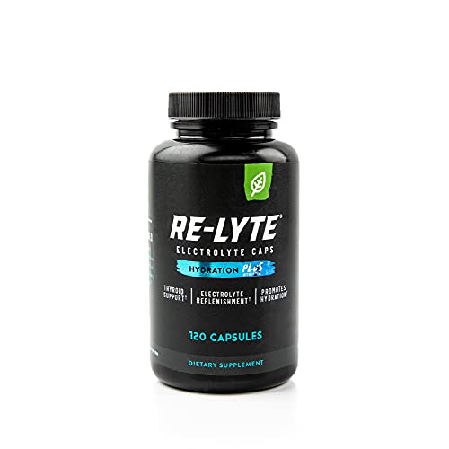 REDMOND Re-Lyte Hydration Capsules - Balanced Electrolyte Blend, Natural Iodine - 120 Count