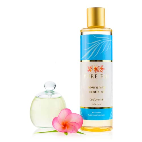 PURE FIJI Nourishing Body Oil - Deep Hydration with Coconut & Vitamin E - 8oz