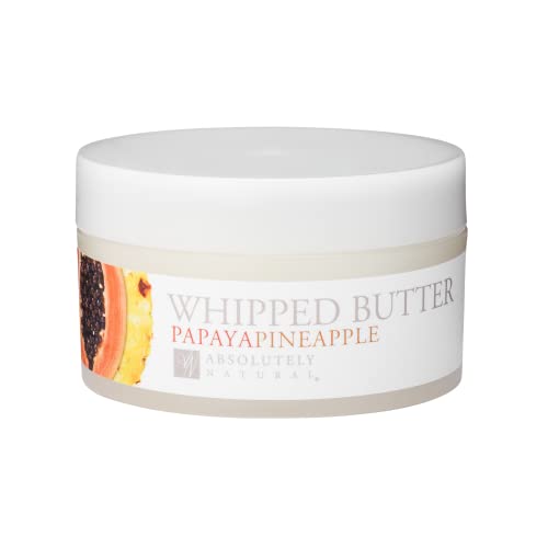 Absolutely Natural Body Butter - Deep Hydration, Papaya & Pineapple Extracts - 5oz