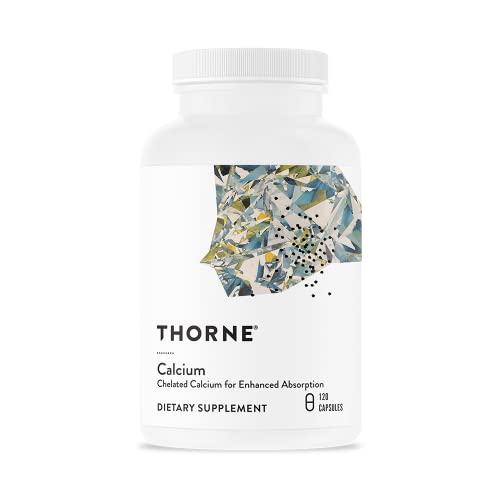 Thorne Calcium Supplement - Enhanced Absorption for Bone Density, Gluten-Free - 120 Capsules