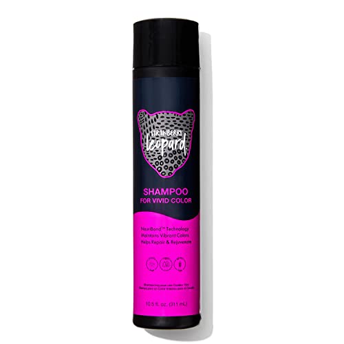 Strawberry Leopard Shampoo - Repairs, Maintains Color, Vegan & Gluten-Free - 10.5 Fl. Oz.