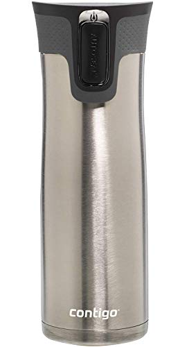 Contigo West Loop Travel Mug - Leak-Proof, Keeps Drinks Hot 7hrs & Cold 20hrs - 24oz Stainless Steel