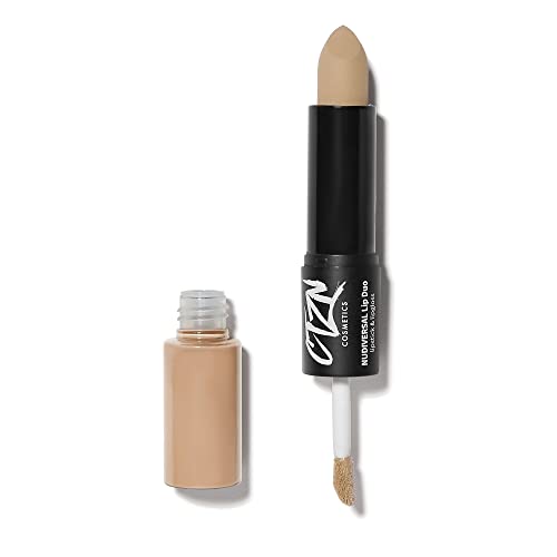 CTZN Cosmetics Lip Duo - Vegan, Cruelty-Free, Neutral Beige Shade 1: Abu Dhabi