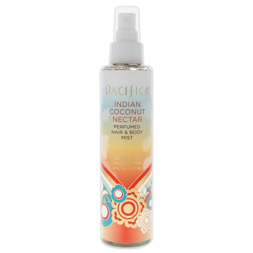 Pacifica Body Mist - Alcohol-Free Coconut Vanilla Scent, Long-Lasting Fragrance - 8oz