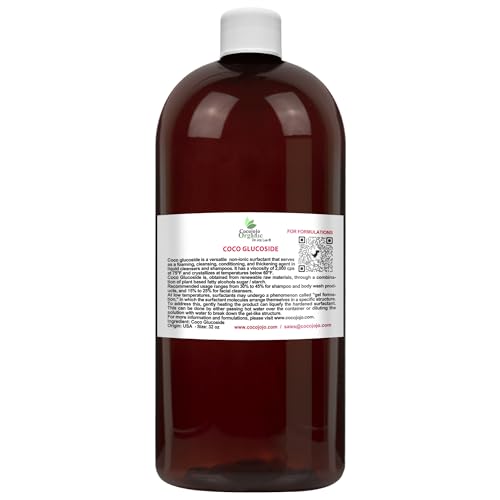 Dr Joe Lab Coco Glucoside Surfactant - Gentle Foaming Cleanser, Plant-Derived, 32oz
