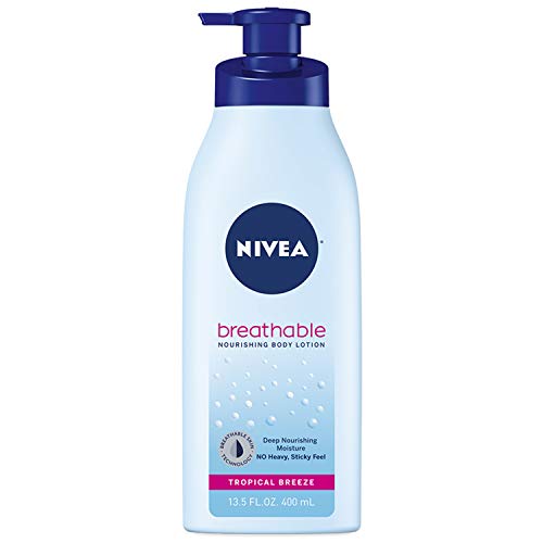 Nivea Breathable Body Lotion - 48-Hour Moisture, Shea Butter & Vitamins, Tropical Breeze - 13.5oz