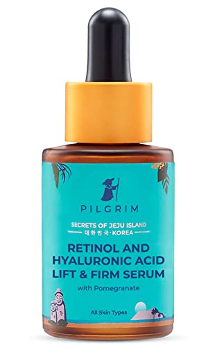 Pilgrim Korean Lift & Firm Face Serum - Hydrating Anti-Aging with Retinol & Pomegranate - 30ml