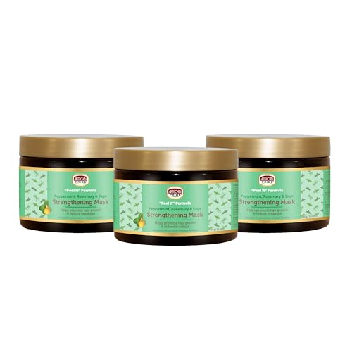 African Pride Hair Mask - Nourishing Growth Treatment with Peppermint, Rosemary & Sage - 12oz