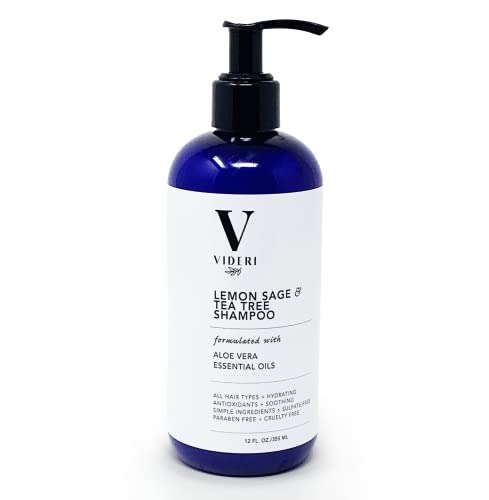 Videri Shampoo for Oily Hair - Nourishing Essential Oils, Vegan Formula, Fresh Citrus - 12 fl oz