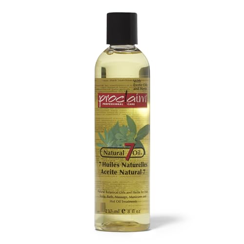 Proclaim Natural 7 Oil - Shiny, Well-Conditioned Hair, Herbal & Plant-Based Ingredients - 4oz