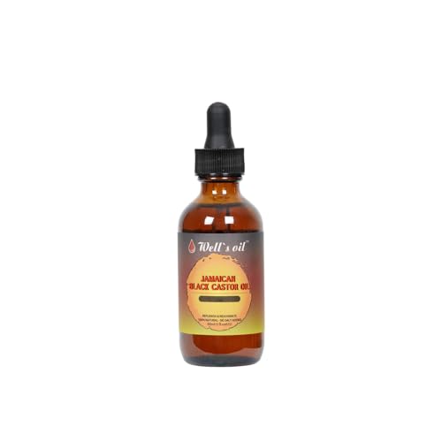 Well's Jamaican Black Castor Oil - Nourishes Hair, Moisturizes Scalp, 100% Pure - 2 fl. oz