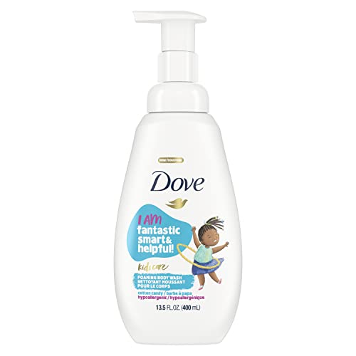 Dove Kids Care Foaming Body Wash - Gentle Cleansing, Hypoallergenic, Cotton Candy Scent - 13.5oz