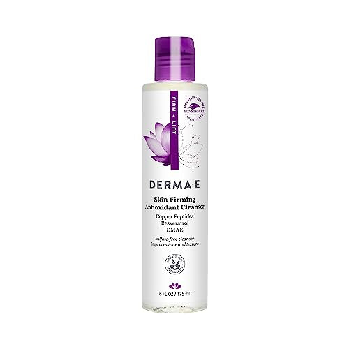 Derma E Face Wash - Firming & Hydrating Cleanser with Natural Ingredients - 6oz