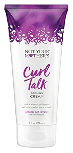 Not Your Mother's Curl Talk Defining Cream - Enhances Definition, Anti-Frizz, Moisture Lock - 6oz