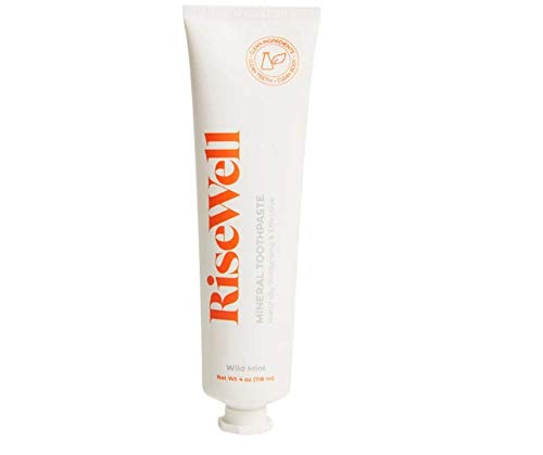 RiseWell Japanese Style Toothpaste - Strengthens Enamel, Fluoride-Free, Wild Mint Flavor - 4oz