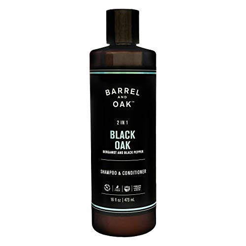 Barrel and Oak 2-in-1 Shampoo & Conditioner Set - Hydrates & Cleanses Hair, Natural Aroma - 16 oz