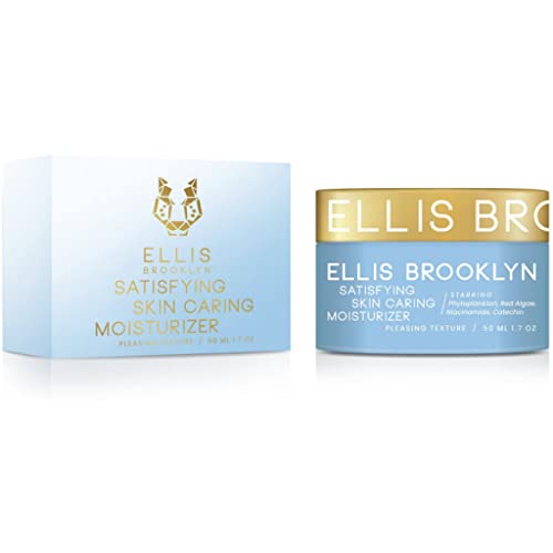 Ellis Brooklyn Moisturizer - Hydrating Squalane & Niacinamide, Soothing Vanilla Scent - 1.7oz