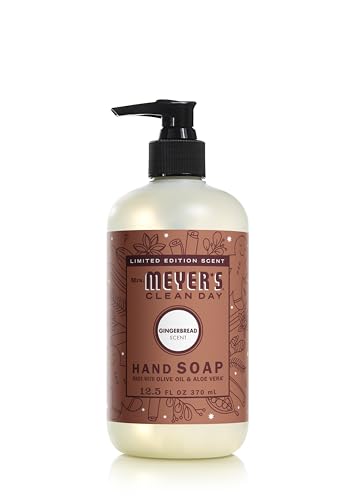 Mrs. Meyer's Clean Day Hand Soap - Moisturizing Gingerbread Scent with Essential Oils - 12.5oz