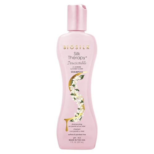 BioSilk Silk Therapy Shampoo - Cleanses & Softens with Jasmine & Honey, Sulfate-Free - 7 Oz