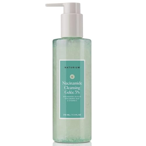 Naturium Niacinamide Cleansing Gelée - Gentle Makeup Remover, Hydrating Formula - 7.1 oz