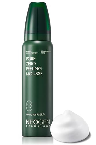 Neogen Dermalogy Pore Zero Peeling Mousse - Firming & Cleansing, Vegan Formula - 3.38 fl oz